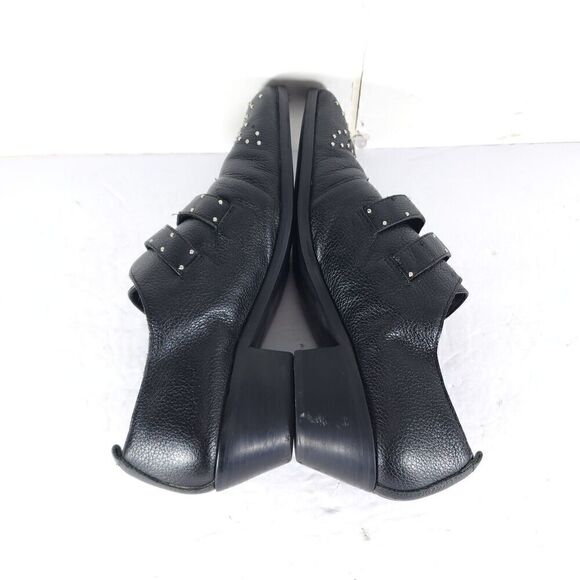 Rebecca Minkoff Women's Astral US9,5M Black Leather Studded Double Strap Bootie - Picture 11 of 15